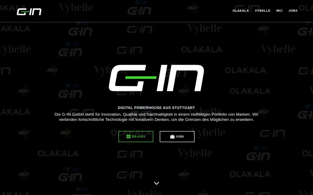 Website G-IN GmbH